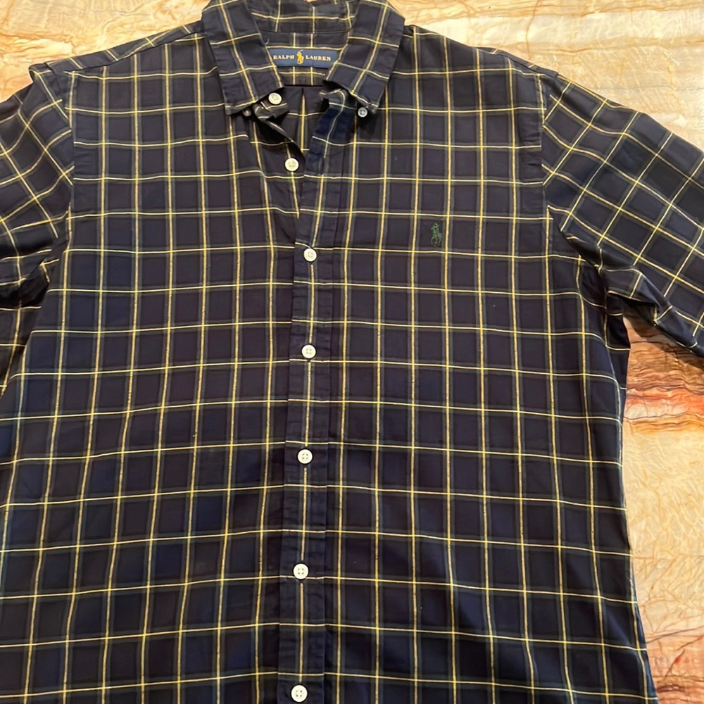 Ralph Lauren Polo - Long-sleeve retro pattern button up shirt